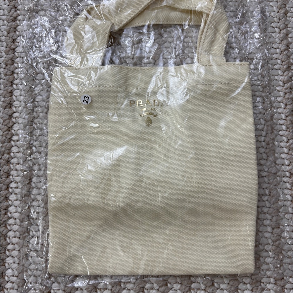 Prada Cream Luxury Tote